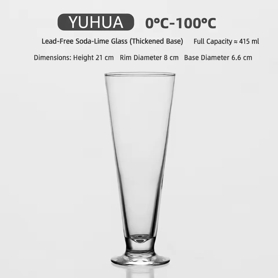 Wholesale Thickened Soda Lime Glass Tumbler for Juice Sparkling Water Beer Cocktails Cold Drinks Home Restaurant Hotel Bar
