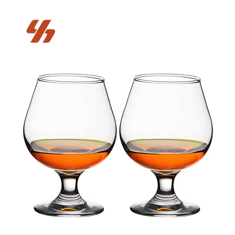 Wholesale Various Capacities Brandy Snifters Whiskey Glasses Clear Drinking Glass Goblet White Wine Glass Brandy Glass
