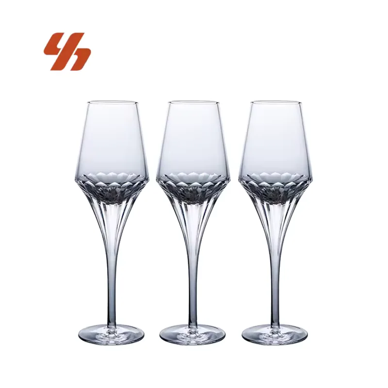 Wholesale Hand Made Luxury Whiskey Goblet Cognac Brandy Snifter Crystal Champagne Glasses Wine Tasting Cup With Gift Box