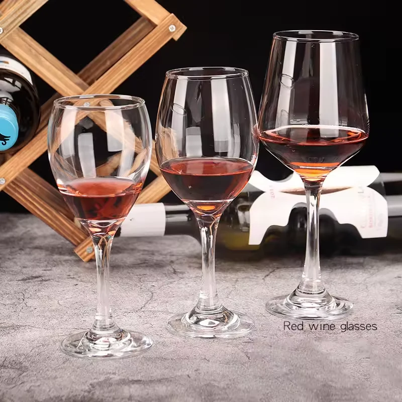 Factory Wholesale Creative Tall Stem Wine Glass Small Goblet for Red Wine Champagne Brandy Cocktail Restaurant Hotel Bar