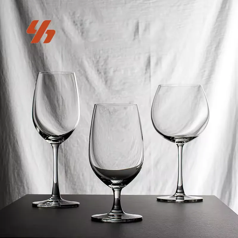 Elegant Ultra Thin Crystal Wine Goblet Tall Stem Glass for Burgundy Champagne Martini Cocktails Hotel Restaurant Wholesale