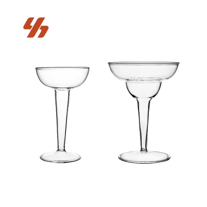 Personalized Butterfly Martini Cup Tall Tequila Cocktail Glass with Creative Design for Bar Use or At-Home Margarita Drinking