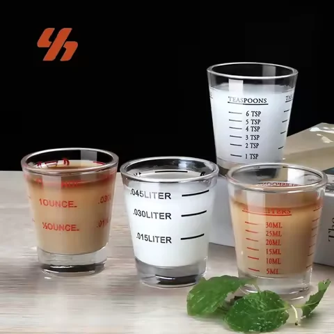 Measuring Tequila Espresso Glass 30 45ml