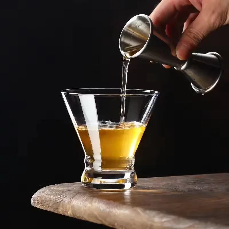Wholesale Custom Logo Crystal Shot Glass Personalized Whiskey Shot Cup Sublimation for Party Bar Restaurant Drinkware Gift Use