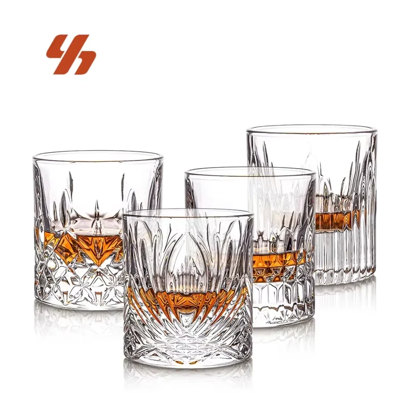 Whiskey Glasses/style Glassware 6.5oz Bar Spirit Whiskey Glasses-premium Quality Old Fashioned Crystal Wine Glass Party Round