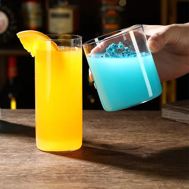 Ultra Thin Whiskey Glass Highball Collins Tumbler Long Drink Cup for Mojito Juice Cocktails Home Restaurant Bar Wholesale