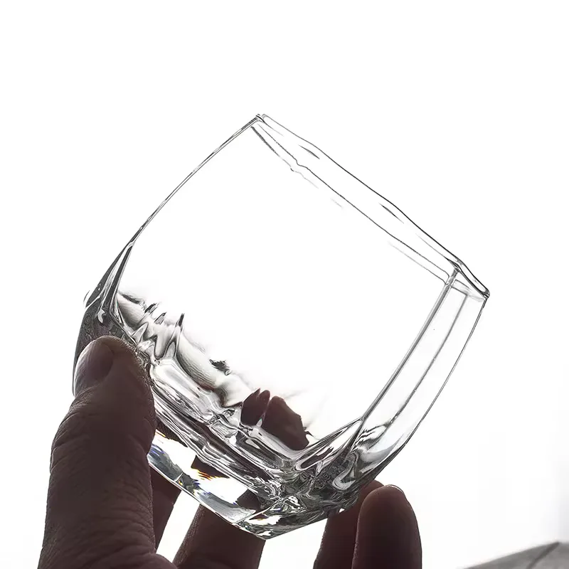 Classic Lead Free Old Fashioned Whiskey Glass Thickened Clear Rocks Tumbler for Ice Cocktails Bar Restaurant Wholesale