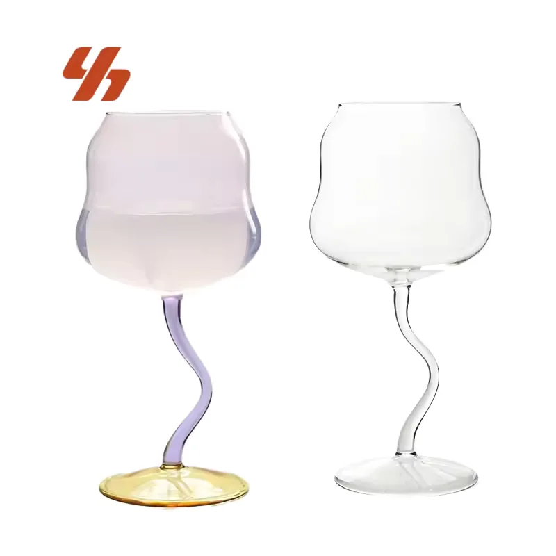 Purple Stemmed Wine Goblet