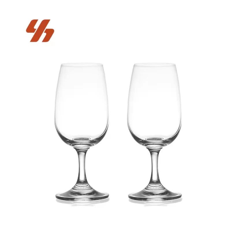 Custom Logo Red and White Wine Glass
