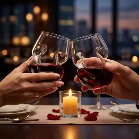 16oz Stemless Red Wine Glass