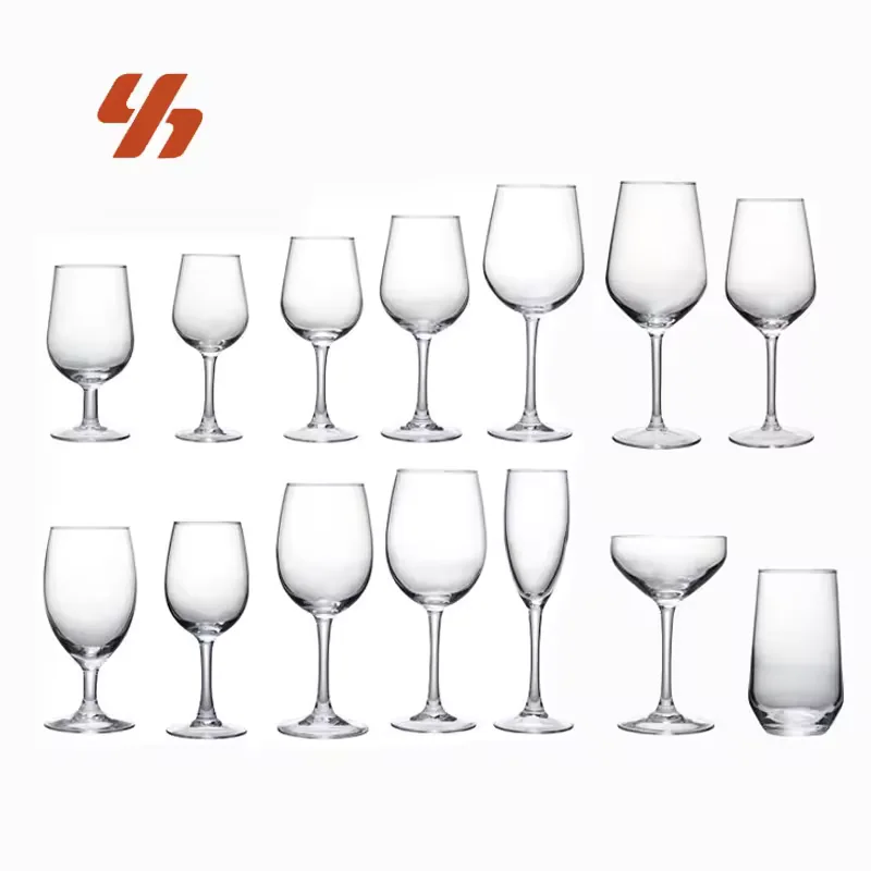 European-Style Burgundy Wine Goblet